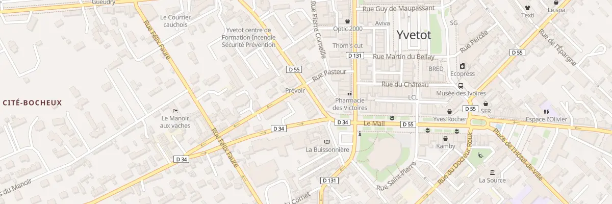 Plan du 2E Rue du Couvent à Yvetot
