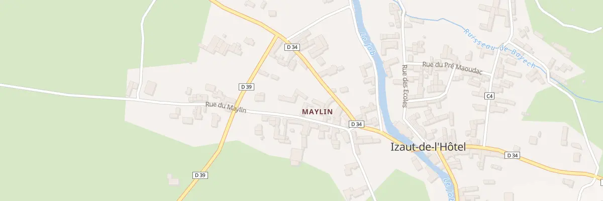 Plan du 119 Maylin à Izaut-de-l’Hôtel
