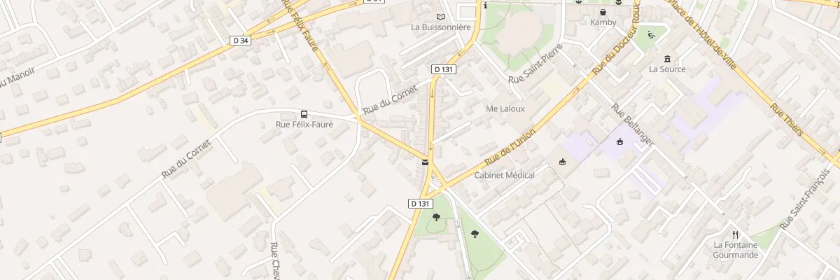 Plan du 30 Rue Ferdinand Lechevallier à Yvetot