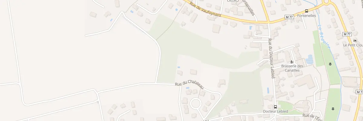 Plan du 1 Rue du Chalateau à Rochecorbon