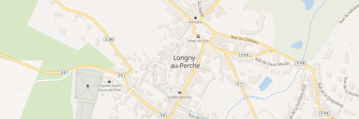 Plan du 11 Rue Gaston Gibory à Longny les Villages