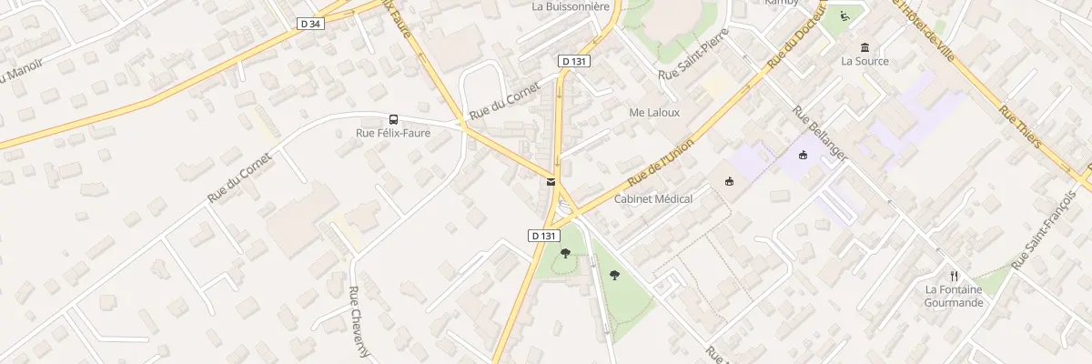 Plan du 36 Rue Ferdinand Lechevallier à Yvetot