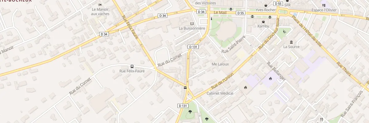 Plan du 18 Rue Ferdinand Lechevallier à Yvetot