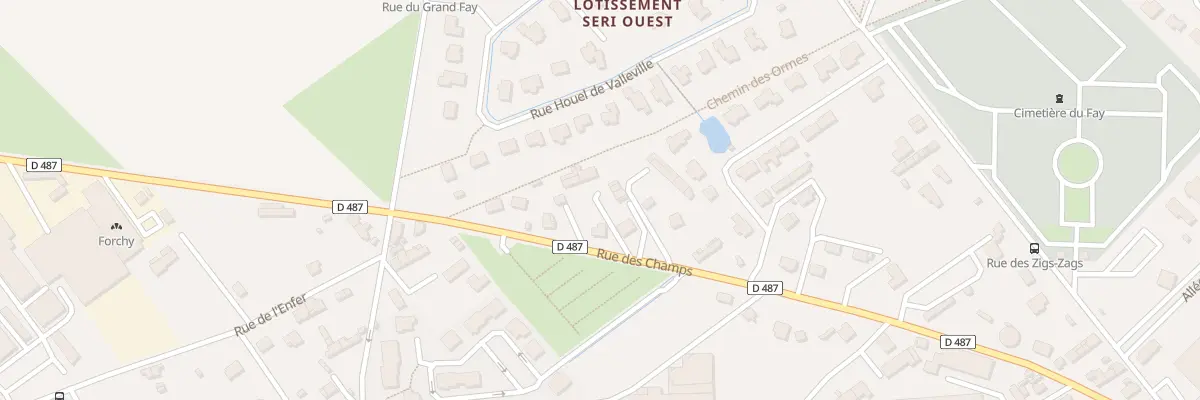 Plan du 34 Rue des Champs à Yvetot