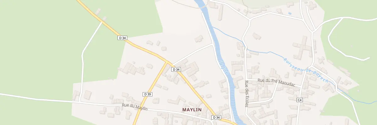 Plan du 122 Maylin à Izaut-de-l’Hôtel