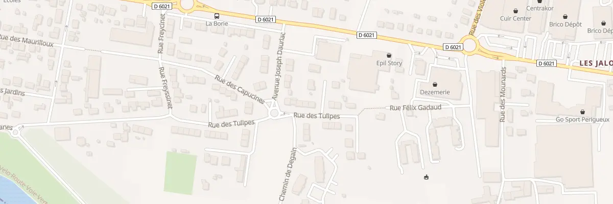 Plan du 23 Rue des Tulipes à Trélissac