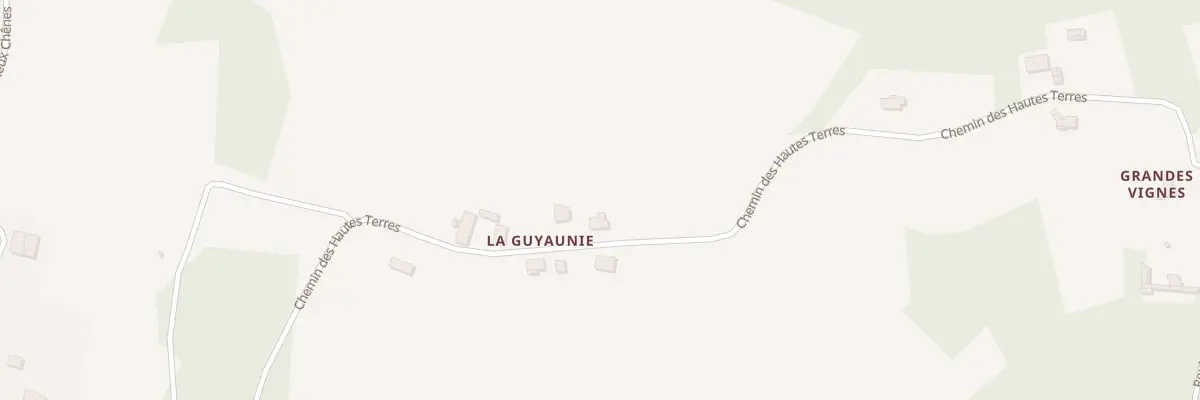 Plan du 5000 La Guyaunie Est à La Chapelle-Faucher