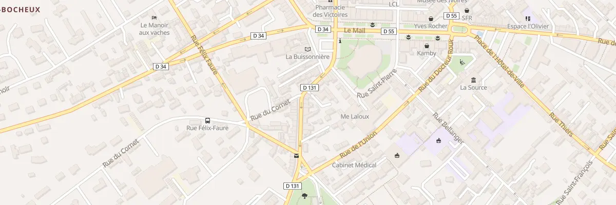 Plan du 21 Rue Ferdinand Lechevallier à Yvetot