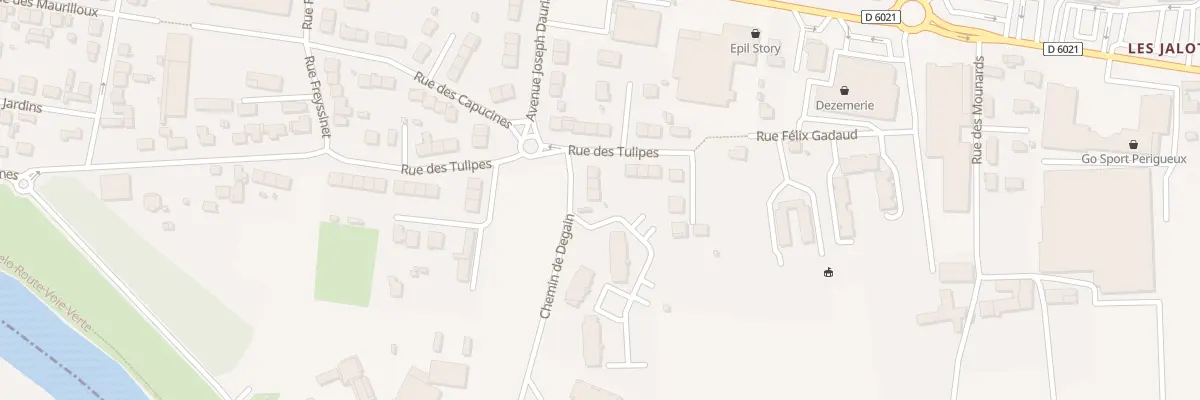 Plan du 34 Rue des Tulipes à Trélissac