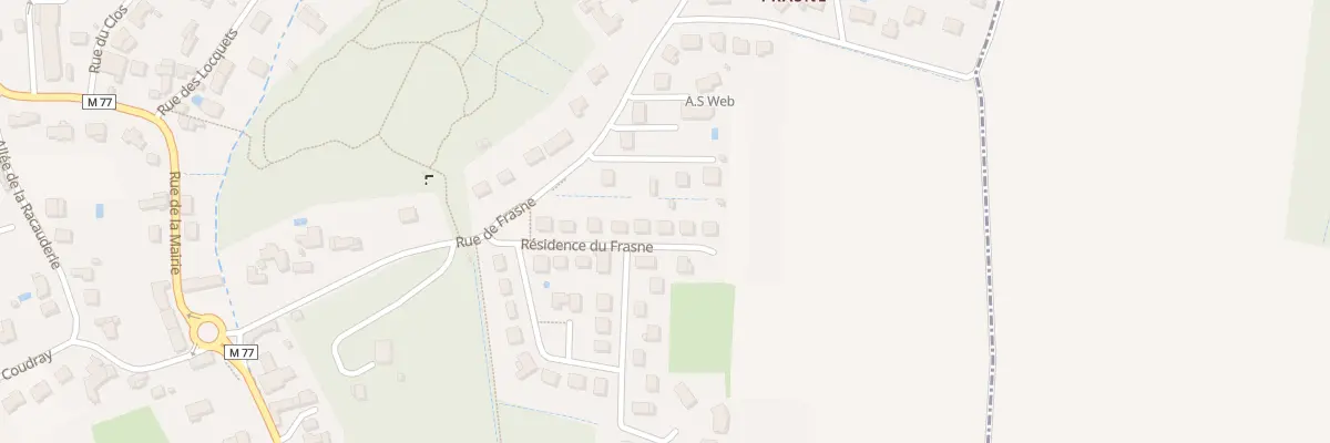 Plan du 22 Res de Frasne à Parçay-Meslay