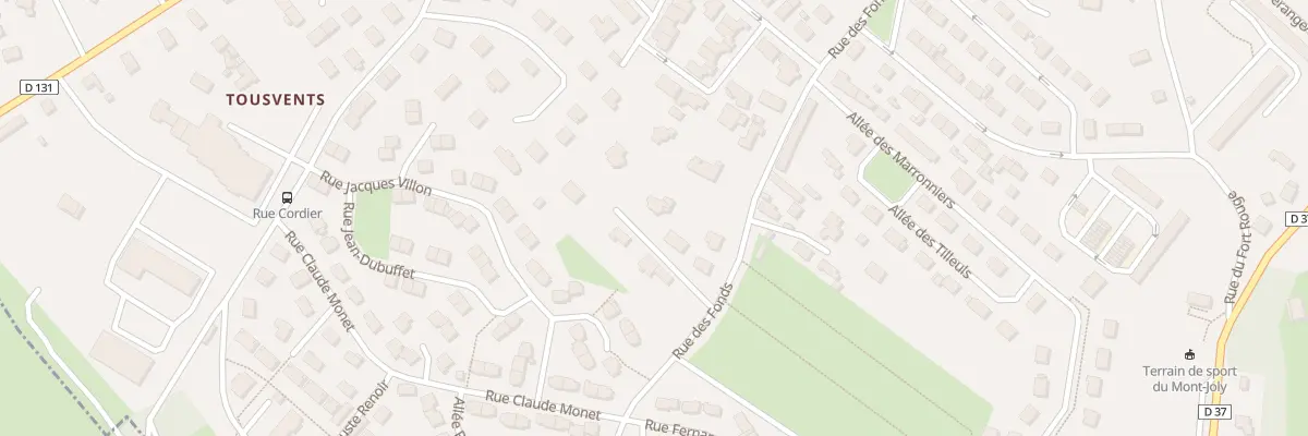 Plan du 22E Rue des Fonds à Yvetot