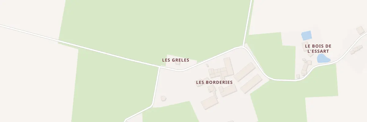 Plan du 6 Les Borderies à La Puye