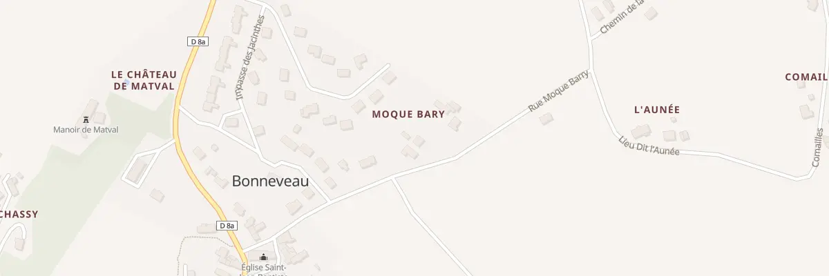 Plan du 7 Rue Moque Barry à Bonneveau