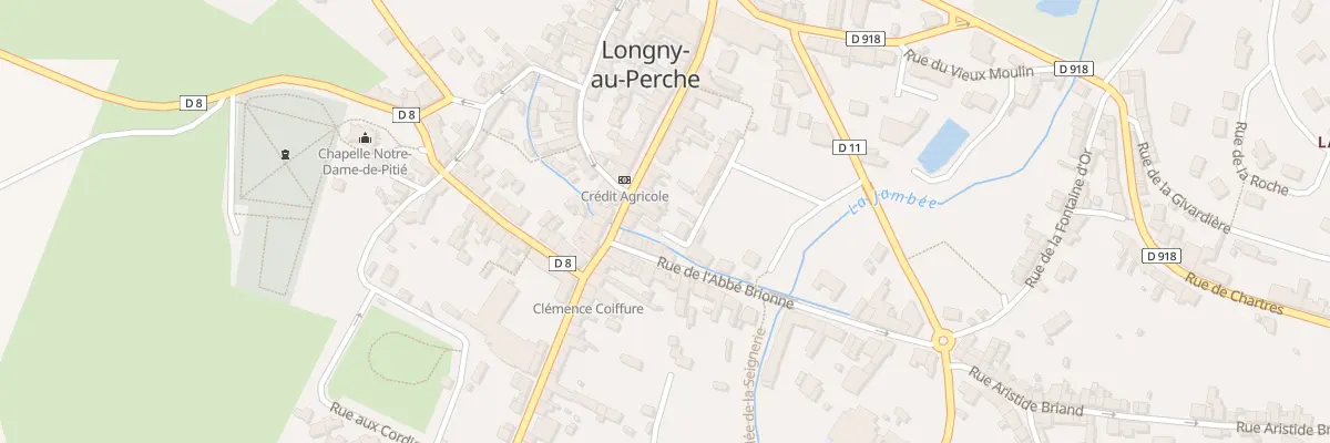 Plan du 25 Rue de l’Eglise Longny à Longny les Villages