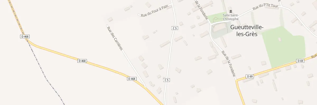 Plan du 244 Rue du Four à Pain à Gueutteville-les-Grès