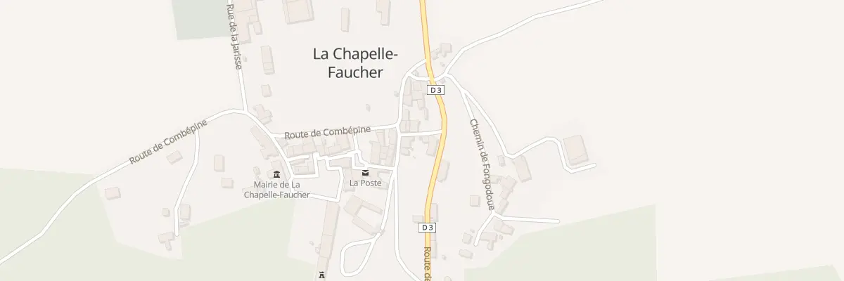 Plan du 117 Le Bourg à La Chapelle-Faucher