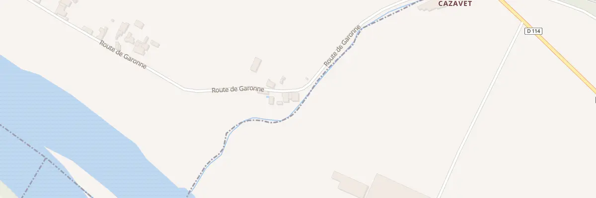 Plan du 1194 Rte de Garonne à Saint-Jean-de-Thurac