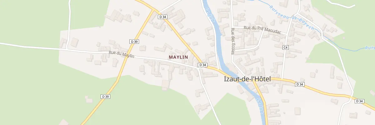 Plan du 114 Maylin à Izaut-de-l’Hôtel