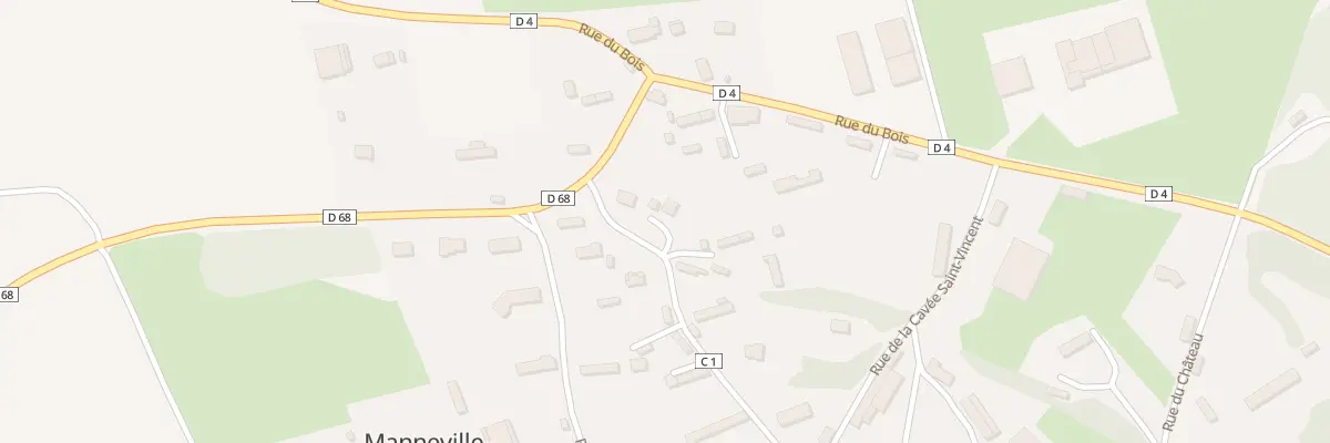 Plan du 400 Rue de la Forge à Manneville-ès-Plains