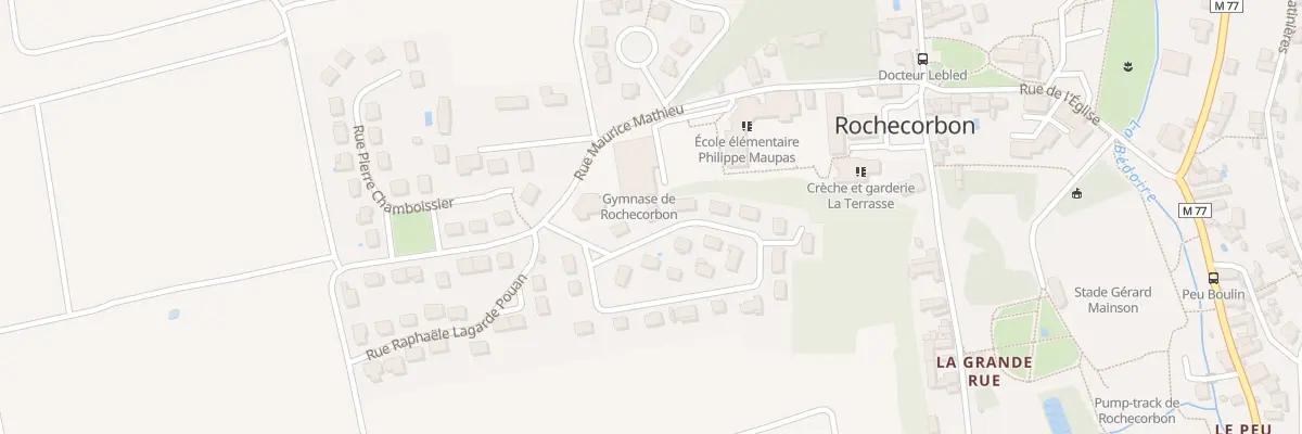 Plan du 2 Rue de la Treille à Rochecorbon