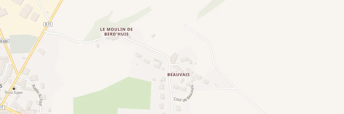 Plan du 9021 Beauvais à Berd’huis