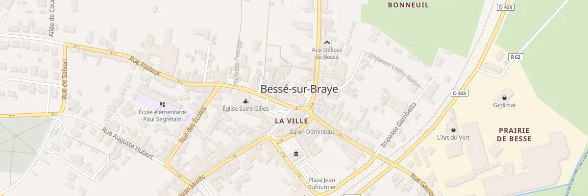 Plan du 2 Pl de la Tour à Bessé-sur-Braye