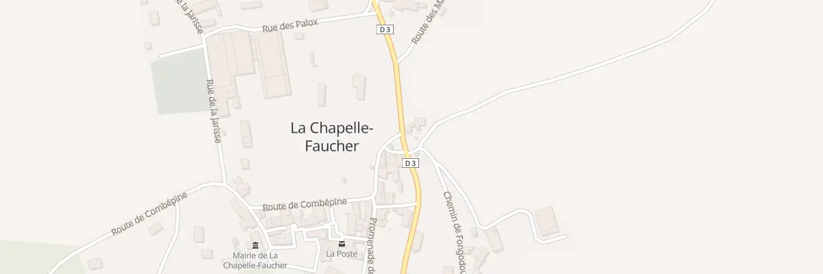 Plan du 65 Le Bourg à La Chapelle-Faucher