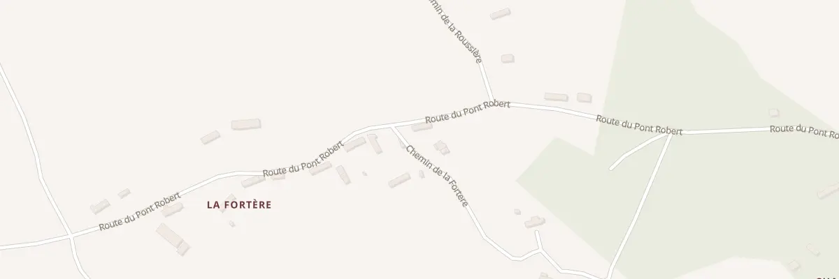 Plan du 33 La Fortere à Gournay-le-Guérin