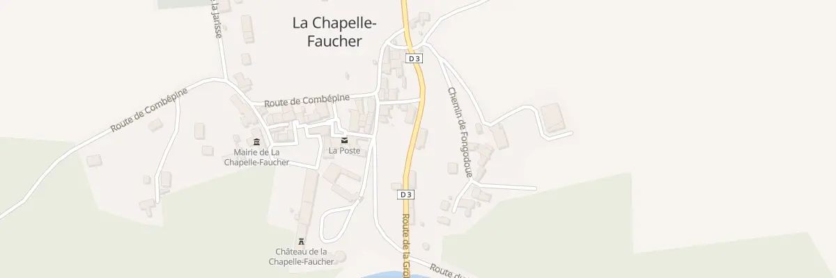 Plan du 101A Le Bourg à La Chapelle-Faucher