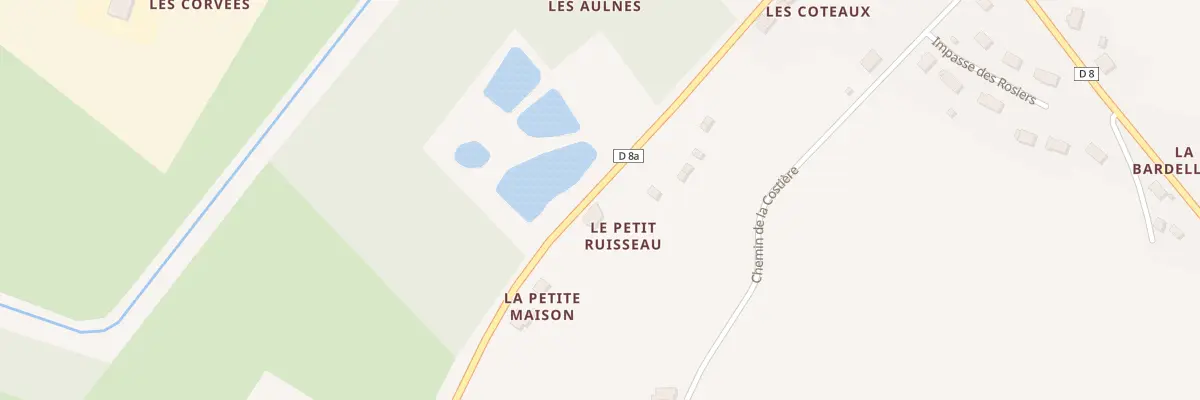 Plan du 1 Le Petit Ruisseau à Bonneveau