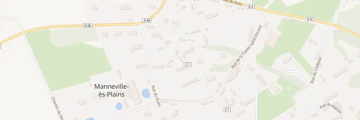 Plan du 323 Rue de la Forge à Manneville-ès-Plains