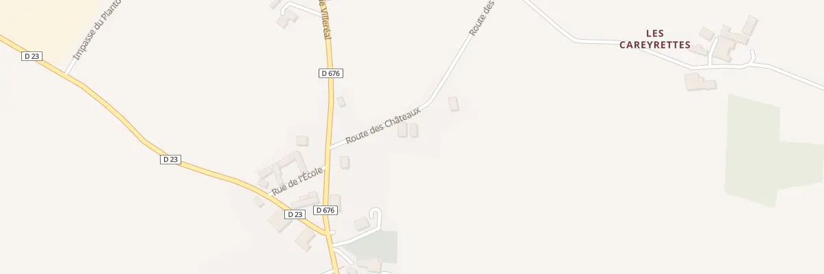 Plan du 3741 Rte des Châteaux à Beaumontois en Périgord