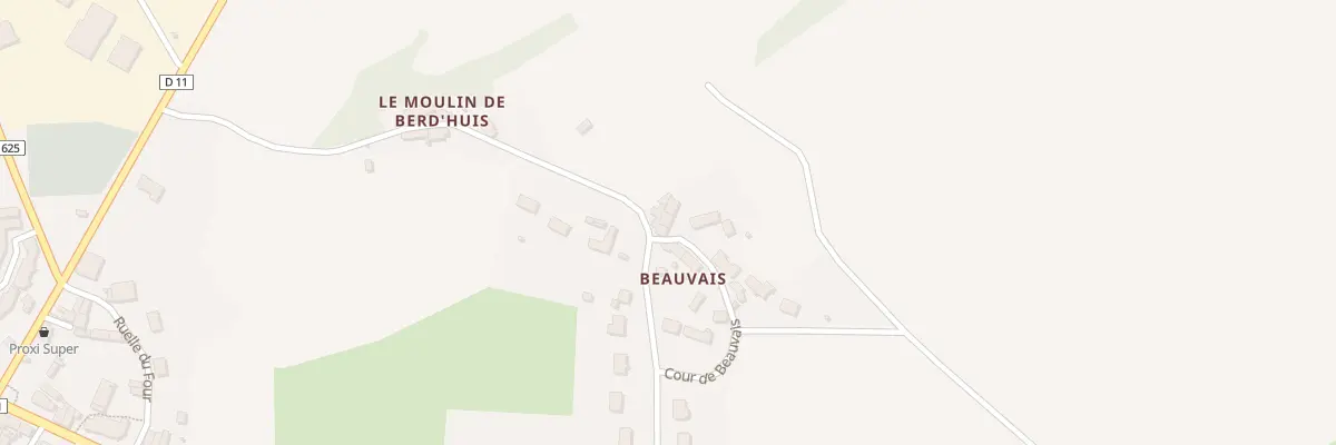 Plan du 21 Beauvais à Berd’huis