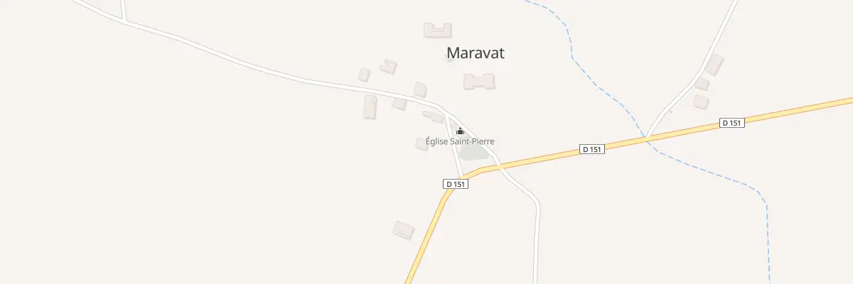 Plan du 5003 Au Village à Maravat