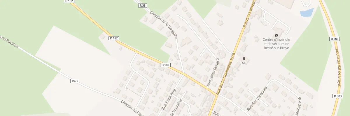 Plan du 1 Che de la Vaugoire à Bessé-sur-Braye