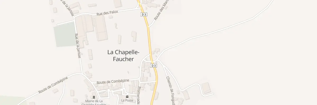Plan du 64 Le Bourg à La Chapelle-Faucher