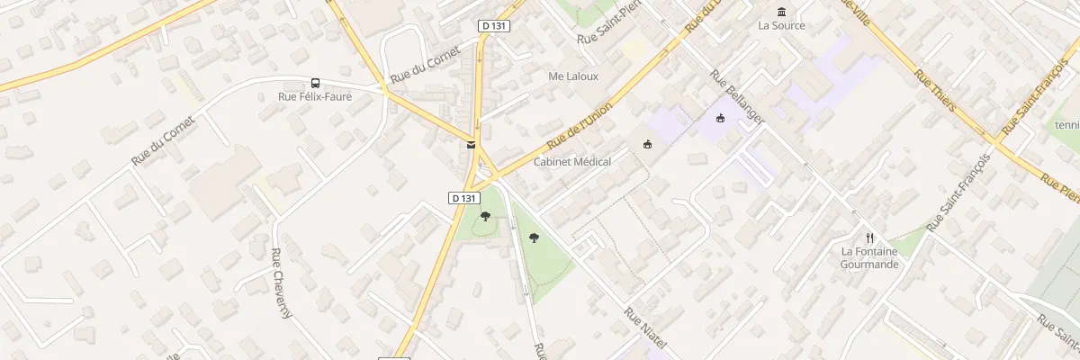 Plan du 7 Rue Niatel à Yvetot