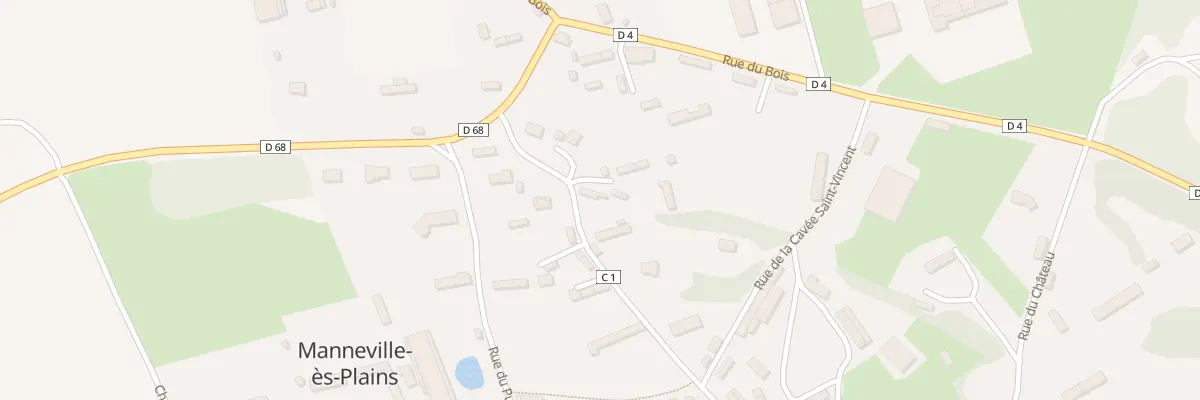 Plan du 350 Rue de la Forge à Manneville-ès-Plains