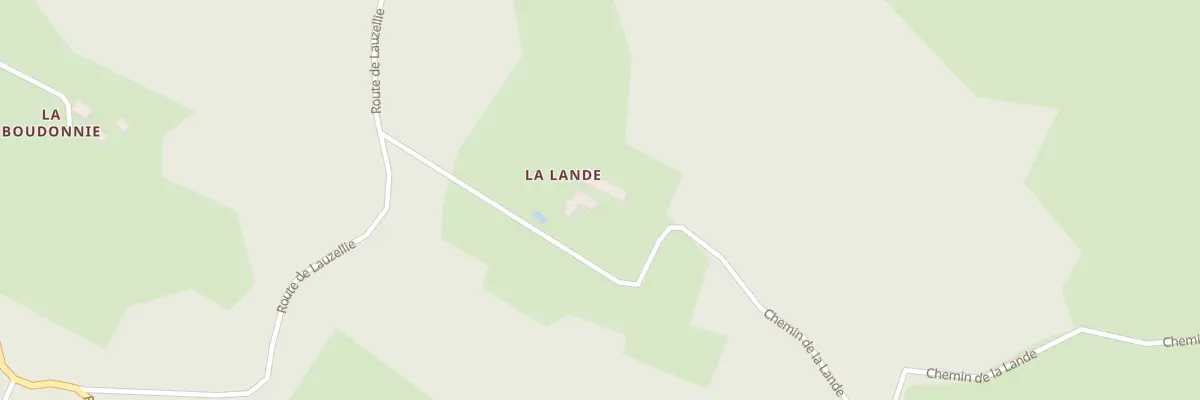 Plan du 184 Che de la Lande à Sanilhac