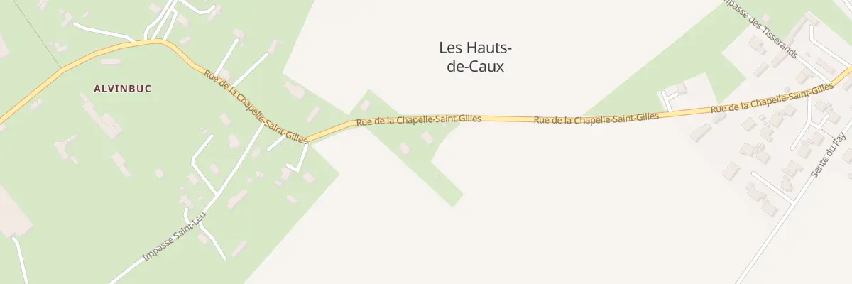 Plan du 565 Rue de la Chapelle St Gilles aux Hauts-de-Caux