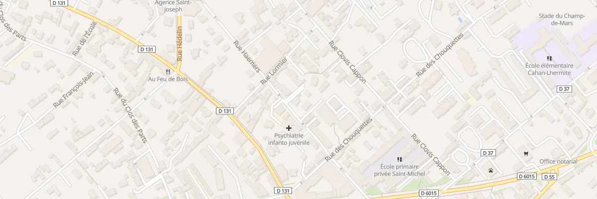 Plan du 10 Rue Haemers à Yvetot