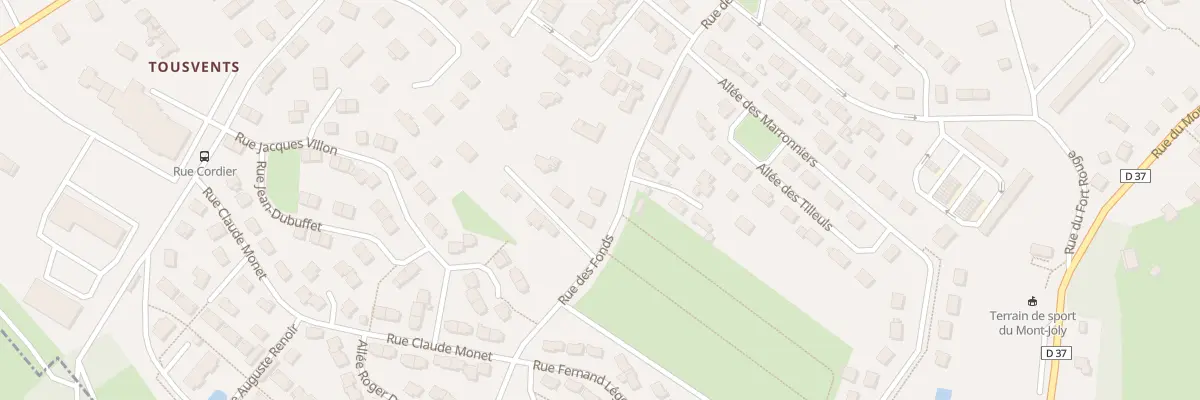 Plan du 20B Rue des Fonds à Yvetot