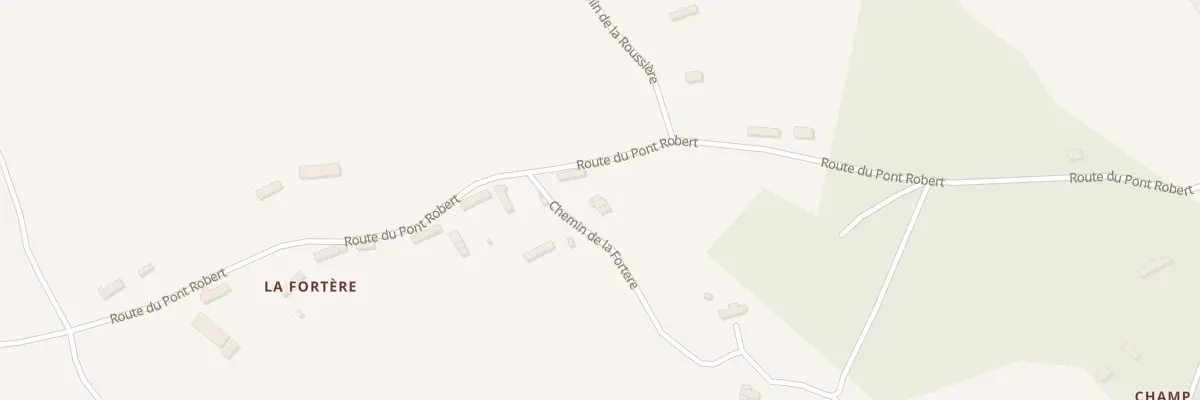 Plan du 6 Che de la Fortere à Gournay-le-Guérin