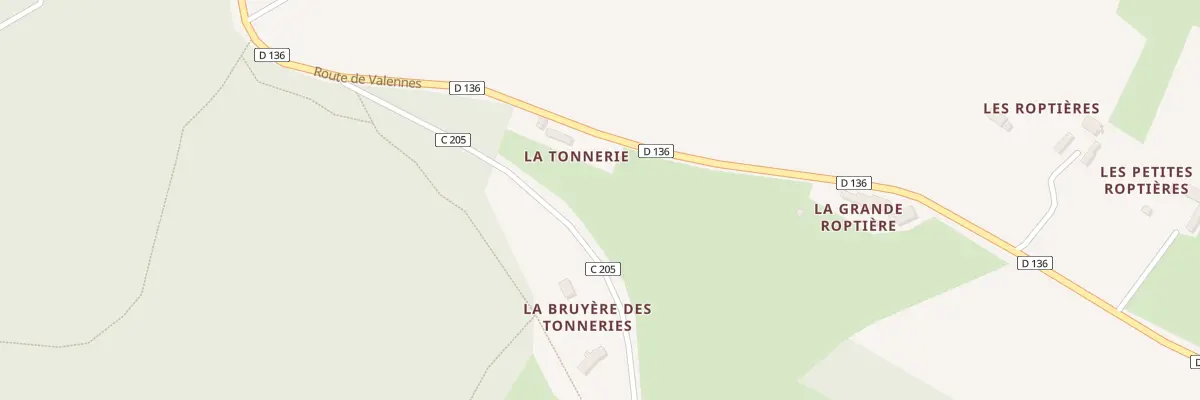Plan du 2 Rte de Valennes à Vibraye