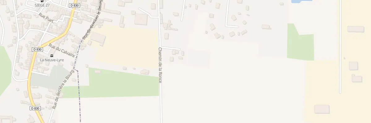 Plan du 725 Che de la Ronce à La Vieille-Lyre