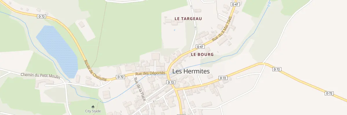 Plan du 7 Rue du 8 Mai 1945 aux Hermites
