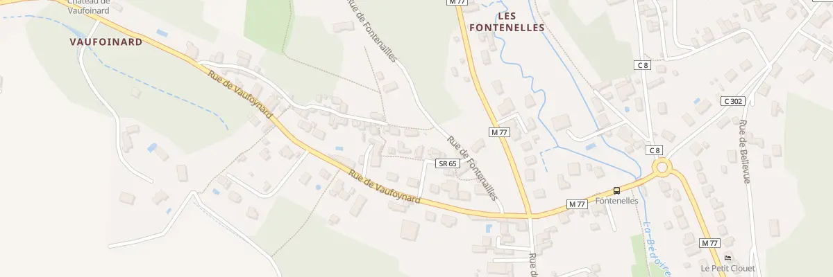 Plan du 3 Rue de Fontenailles à Rochecorbon
