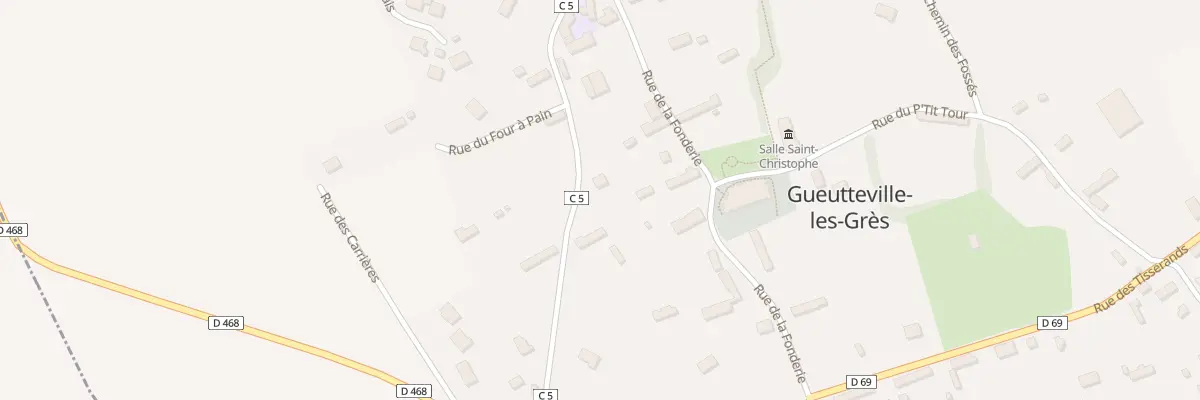 Plan du 217 Rue du Four à Pain à Gueutteville-les-Grès