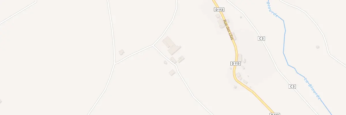 Plan du 5126 Le Peux à Mouterre-sur-Blourde