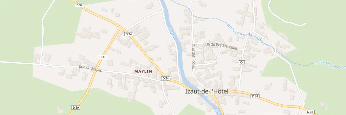 Plan du 135 Maylin à Izaut-de-l’Hôtel